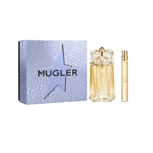 set mugler alien goddess: perfume 60ml + travel spray